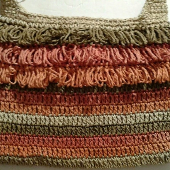 Chico's Purse Raffia 100%  Paper Handbag - Picture 8 of 8